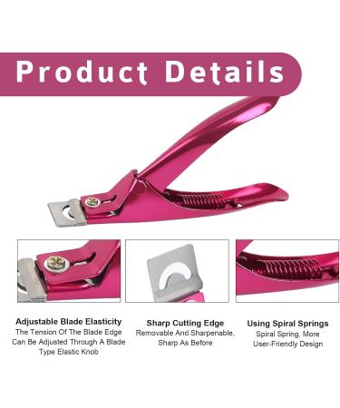 VIDSTW Nail Clipper with 14 Magnets Length Adjuster Nail Clippers with Comfort Grip Nail Clippers Gel Nails Fingernail Clippers Removable Nail Clippers for Artificial Nails Acrylic Nails Natural - Buy Online on GoSupps.com