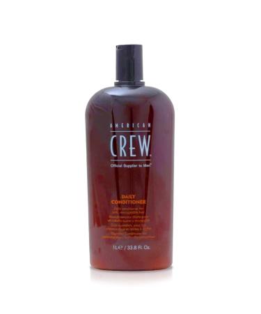 Men's Conditioner by American Crew  Daily Conditioner for Soft  Manageable Hair  Naturally Derived  Vegan Formula  Citrus Mint  33.8 Oz 33.8 Fl Oz (Pack of 1)