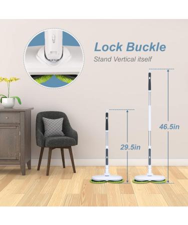 OGORI Cordless Electric Spin Mop | Rechargeable Dual Scrubber Cleaner | For Hardwood, Tile, Vinyl & Laminate Floors | 4 Reusable Pads - Buy Online on GoSupps.com
