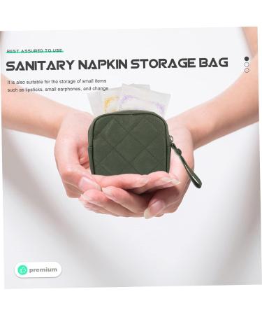 HEASOME Sanitary Napkin Storage Bag Tote Insert Organizer | Zip Around Wallet for Women | Coin Purse & Pad Pouch | Portable Travel Case - Buy Online on GoSupps.com