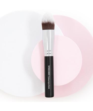 Beauty Junkees Under Eye Concealer Brush - Tapered Kabuki Brush for Concealing, Blending, & Setting | Vegan Synthetic Bristles for Powder, Liquid, & Cream Cosmetics - Buy Online on GoSupps.com