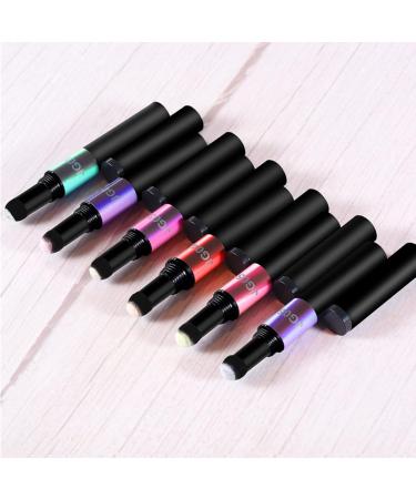 Shop 6-Color Chrome Nail Powder Pen - Holographic & Metallic Finish | Manicure Magic Cushion Pen - Buy Online on GoSupps.com