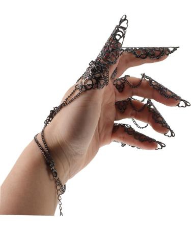 Ipetboom Manicure cot Bracelet Accessories accessories India Metal Western Regions chained Egypt finger cots mittens clothing nail jewelry Fashion - Buy Online on GoSupps.com