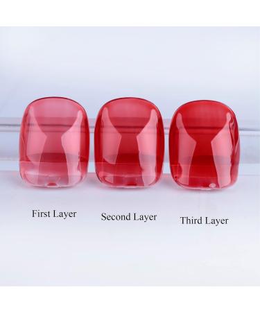 Imtiti Jelly UV Gel Nail Polish 15 ml Jelly Red Transparent Gel Nail Polish UV LED Soak Off Nail for Autumn and Winter - Buy Online on GoSupps.com