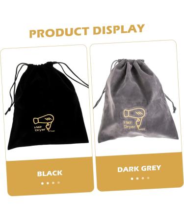 BIUDECO 2pcs Hair Dryer Bag Travel Hair Dryer Makeup Towels Black Hair Dryer Storage Pouches Cosmetic Bag - Buy Online on GoSupps.com