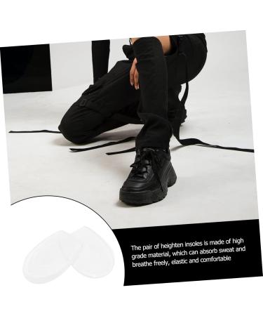 Beaupretty Silicone Heightening Insoles - Invisible Shoe Inserts for Extra Comfort & Height | 2 Pairs of Transparent Half Pads (8.5X5.5CM) - Ideal for Boots & Everyday Wear - Buy Online on GoSupps.com