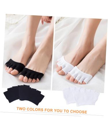 Fomiyes 8 Pairs Slipproof Cotton Socks for Men & Women Invisible Half Toe Casual Socks - Buy Online on GoSupps.com