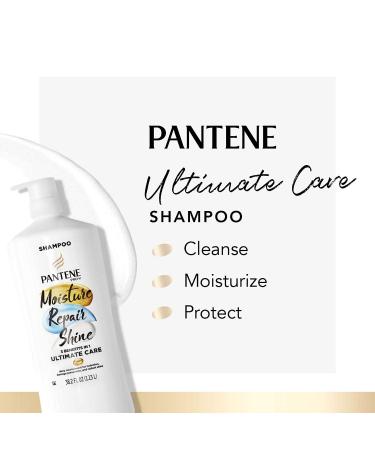 Pantene Pro-V Repair + Shine Shampoo for Damaged Hair - 38.2 fl. oz | Split Ends Treatment | Shop Internationally - Buy Online on GoSupps.com