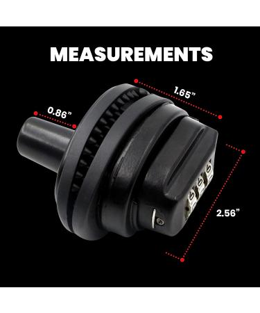 Innovatex Heavy-Duty Gun Trigger Lock Set with 3-Digit Combination - 3 Pack | Secure Handguns, Rifles, Pistols, and Shotguns | Solid Steel Home and Travel Safety Accessories - Buy Online on GoSupps.com