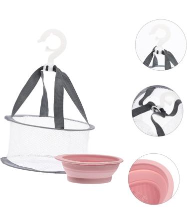 minkissy 2 Sets Makeup Brush Cleaning Hanging Drying Hanger Folding Drying Rack Make up Brush Cleaner Silicone Makeup Mat Laundry Drying Rack Collapsible Powder Puff Wash Bowl Fabric - Buy Online on GoSupps.com