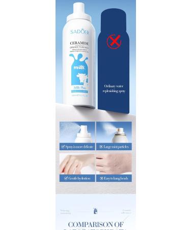 Ceramide Milk Hydrating Mist - Nourishing Anti-Aging Facial Spray | Hydrating & Soothing Toner with Hyaluronic Acid for All Skin Types - Buy Online on GoSupps.com