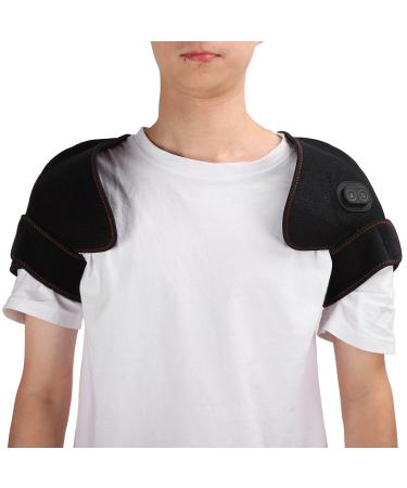 Electrically Heated Shoulder Wrap with Massage Function - USB Charging Portable & Temperature Control for Muscle Relaxation & Stiffness Relief | International Shipping - Buy Online on GoSupps.com