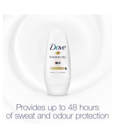 Dove Deodorant Invisible Dry Roll On 50ml - Long-Lasting Protection Worldwide Shipping - Buy Online on GoSupps.com