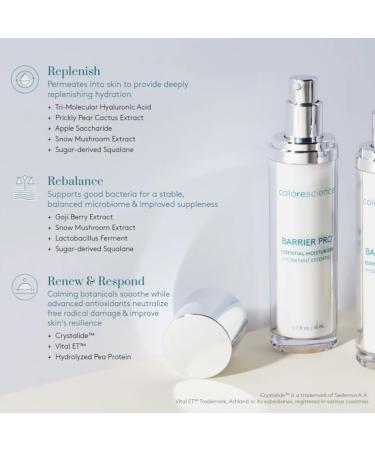 Colorescience Barrier Pro Essential Moisturizer 1.7oz - Strengthen Skin Barrier Balance Microbiome Refine Texture - Buy Internationally - Buy Online on GoSupps.com