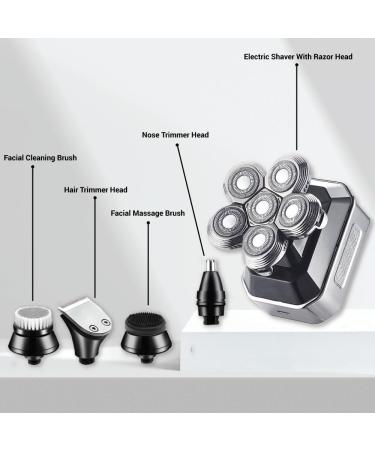 Buy Electric Razor for Men - Rechargeable IPX7 Water Resistant Shaver & Grooming Kit - 90 Min Battery Life - Buy Online on GoSupps.com