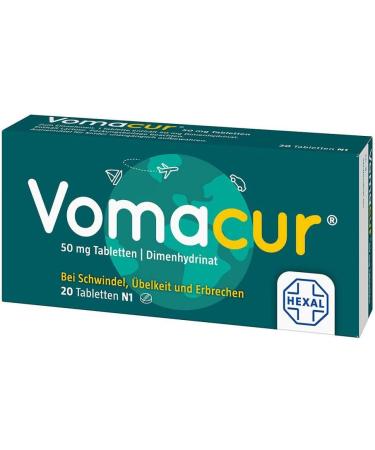 Buy Vomacur Tablets - 20 Hour Relief for Nausea &amp; Vomiting | International Shipping Available - Buy Online on GoSupps.com