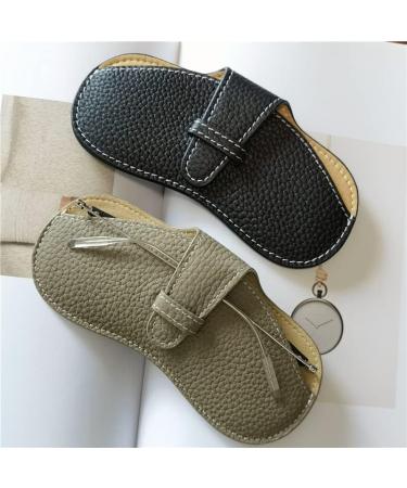 High-Quality Mobeon Reading Glasses Case - 3 Pack PU Leather Holder Khaki 17x8cm - Durable Glasses Storage Solution - Buy Online on GoSupps.com