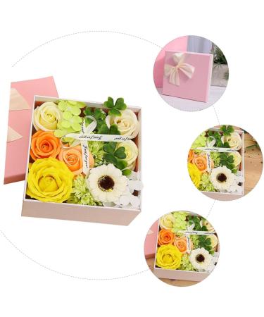 OUNONA 1 Box Carnation Soap Flower Christmas Decor Momma Gifts Nativity Decor Mom Present Christmas Stockings Romantic Preserved Flower Mother Artificial Wedding Suit Paper Green 15x15x8cm - Buy Online on GoSupps.com