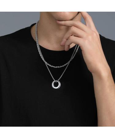 U7 Ladies Cremation Urn Necklace - Celtic Knot & Dog Feet Pendant - Stainless Steel Ash Jewelry for Men - Fire Burial Accessory - Buy Online on GoSupps.com