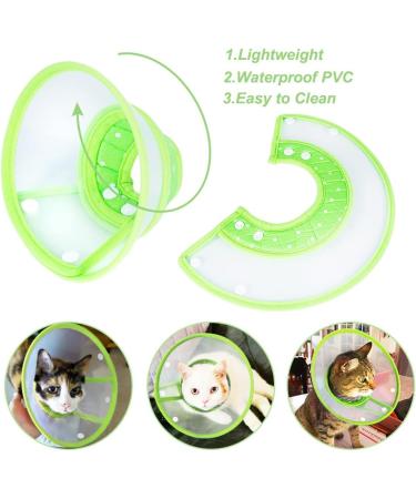 Vivifying Pet Neck Brace - Adjustable Lightweight Protective Collar for Puppies Small Dogs & Cats (11.9-14.4 cm Green-S) | International Shipping - Buy Online on GoSupps.com