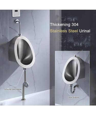 304 Stainless Steel Urinal for Men Household/Commercial Sensor Urinals Intelligent Flushing Male Toilet for Ktv/Bar/Hotel/Shop GroundRow - Buy Online on GoSupps.com