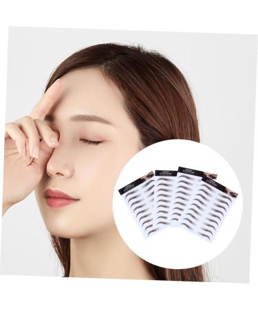 Didiseaon 8 Pcs Eyebrow Stickers Eyebrows Eyebrow Peel off Green Lashes Fake Water Transfer Paper with Soy Ink 21x15cmx2pcs Brownx2pcs - Buy Online on GoSupps.com