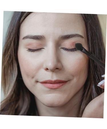 VINTORKY 25 Pcs Double Ended Eye Shadow Stick Makeup Makeup Use Lipstick Brush Black Plastic - Buy Online on GoSupps.com
