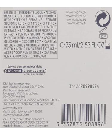 Vichy Mineral Double Glow Peel Face Mask - Oil Free Blueberry Exfoliating Mask 2.53 Fl Oz - Buy Online on GoSupps.com
