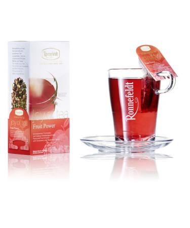 Ronnefeldt Fruit Power Joy of Tea - Strawberry Raspberry Fruit Tea 15 Tea Bags 54g - International Shipping Available - Buy Online on GoSupps.com