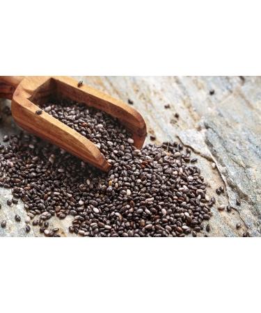 Organic 1kg Raw Black Chia Seeds - Gluten-Free Superfood Powerhouse - Buy Online on GoSupps.com
