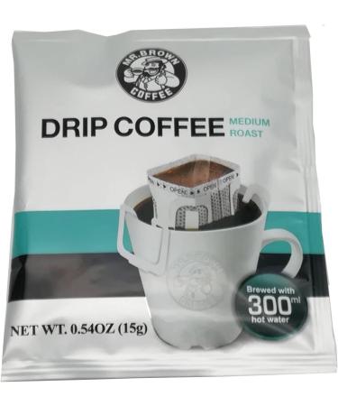 Mr. Brown Drip Coffee 100% Arabica Beans in Medium Dark Roast Flavor Ready to Make Comfort Coffee 10x15g 12 Counts - Buy Online on GoSupps.com