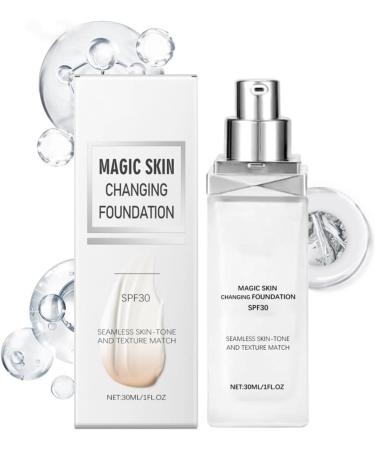  LearnLyrics Color-changing foundation - self-adjusting liquid base skin tone-matching cream | Full coverage makeup hydrating concealer blend for your beauty routine - Buy Online on GoSupps.com
