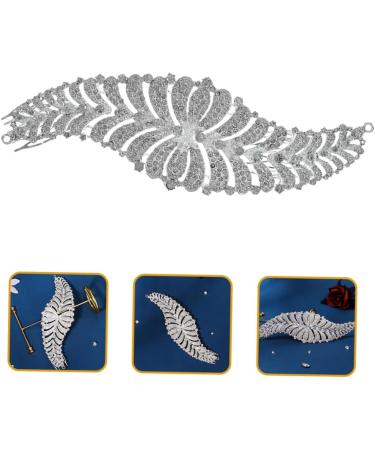 Hair Clip Headband Women Rhinestone Headwear 3pcs Rhinestone Hair Comb Hair Jewels for Women Bridal - Buy Online on GoSupps.com