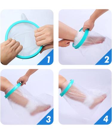 Waterproof Foot Covers for Adults - Reusable Bathing Protection Leg Coverings | Durable Plaster Footpathers for Daily Use - Buy Online on GoSupps.com