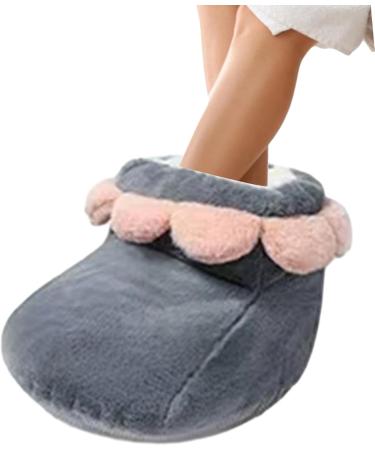 Rasoli Heated Foot Warmer | Removable Heating Pillows | Ultimate Foot Care for TV Reading Travel & Work Gray USB - Buy Online on GoSupps.com