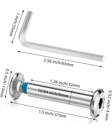 Hotop 20 Sets Inline Roller Skate Wheel Socket Screws with Installation Tool - Buy Online on GoSupps.com