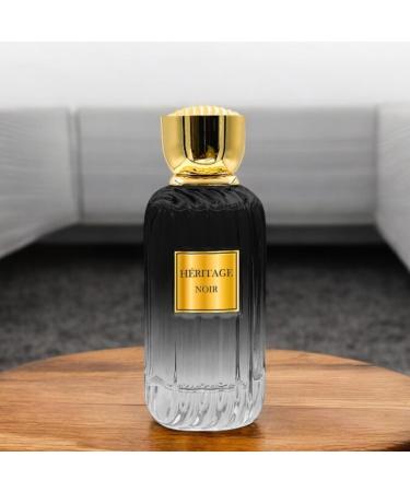 Heritage Noir Perfume for Men with Fruity Floral Earthy Scent | Alcohol Free & Long Lasting Arabian Perfume for Men 3.4 Fl. Oz. - Buy Online on GoSupps.com