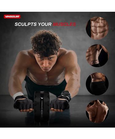 Vinsguir Ab Roller - Ultimate Abs Workout Equipment for Home Fitness - Buy Online on GoSupps.com