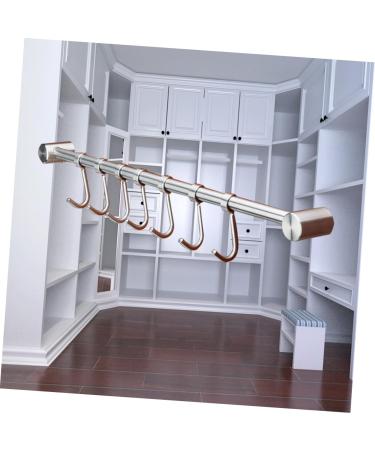 Mikikit Stainless Steel Hangers 1pc Steel Bedroom Duty Hooks Heavy Hanger Rack for Towel Clothes Wall Coat Hat Moveable Kitchen - Buy Online on GoSupps.com