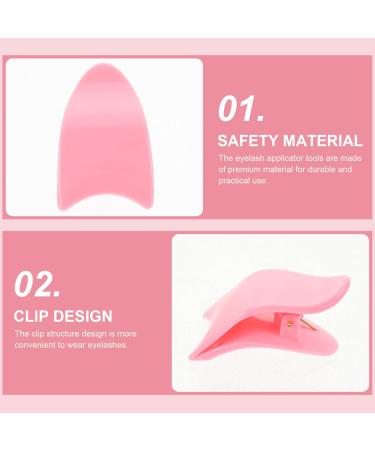 8 Pcs False Eyelash Separator & Applicator Tool Set - Pink Lash Clip for Perfect Lash Application | Makeup Supplies - Buy Online on GoSupps.com
