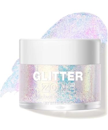 Liquid Chunky Shimmer Body Glitter Gel 4 Color Sequins Glitter Gel for Face Hair and Body Makeup  Long Lasting and Waterproof Liquid Sequins Glitter for Women and Girls.(01) L01