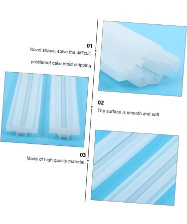 Zerodeko 1pc Sandwich Tube Mold Mousse Cake Core Mould Silicone Candle Mold Large Silicone Soap Tube Molds Soap Making Tube Silicone Molds Kitchen Baking Mold Silica Gel Self Made Insert 32X6.3X3.7CM - Buy Online on GoSupps.com