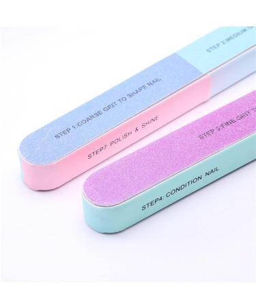 YUBO 10 PCS 7 Way Nail File and Buffers - Professional Manicure Tools for Shiny, Polished Nails - Buy Online on GoSupps.com