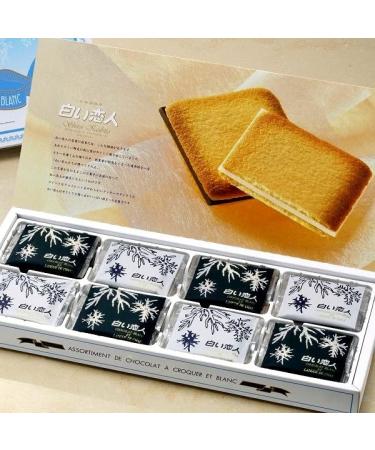 Shiroi Koibito White Lover Chocolate 24pcs - Japanese White & Black Chocolate - Buy Online on GoSupps.com