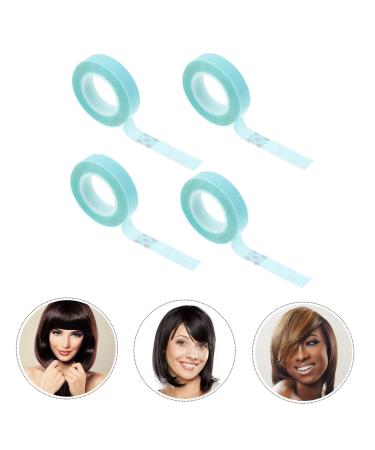 Housoutil 4 Rolls Wig Double Sided Tape Water Proof Tape Sticker for Wig Blue Wigs Double Side Tape Stickers Hair Patch Tape Lace Front Tape Lace Wig Glue Hair Piece Double Back - Buy Online on GoSupps.com