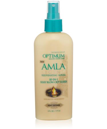 SoftSheen-Carson Optimum Salon Haircare Amla Legend 10-in-1 Silky Blow-Out Elixir 6 oz