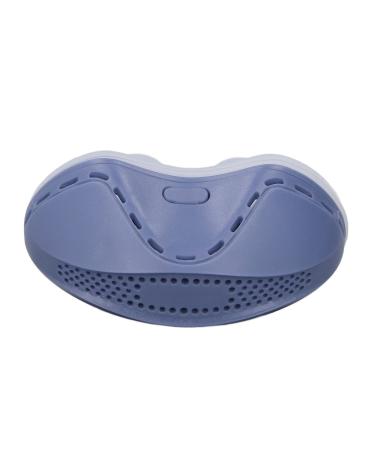 Electric Relieve Snoring Device Ergonomic Prevent Snoring Device for Daily Use(Blue)