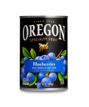 Oregon Fruit Blueberries in Syrup 15 Ounce -- 8 per case
