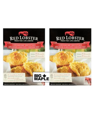 Cheddar Bay Biscuit Mix Bundle. Includes (2) Packages of Red Lobster Cheddar Bay Biscuit Mix (322g per box) Makes 20 Biscuits Fresh Fish Live Lobster with BIG MAPLE Trivia Cards. Delicious Snack or Side Dish For Dinner