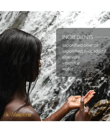 Waxelene Hand Wash - Free & Clear 16oz for Sensitive Skin | Eczema Psoriasis Relief | Biodegradable Reef Safe - Buy Online on GoSupps.com